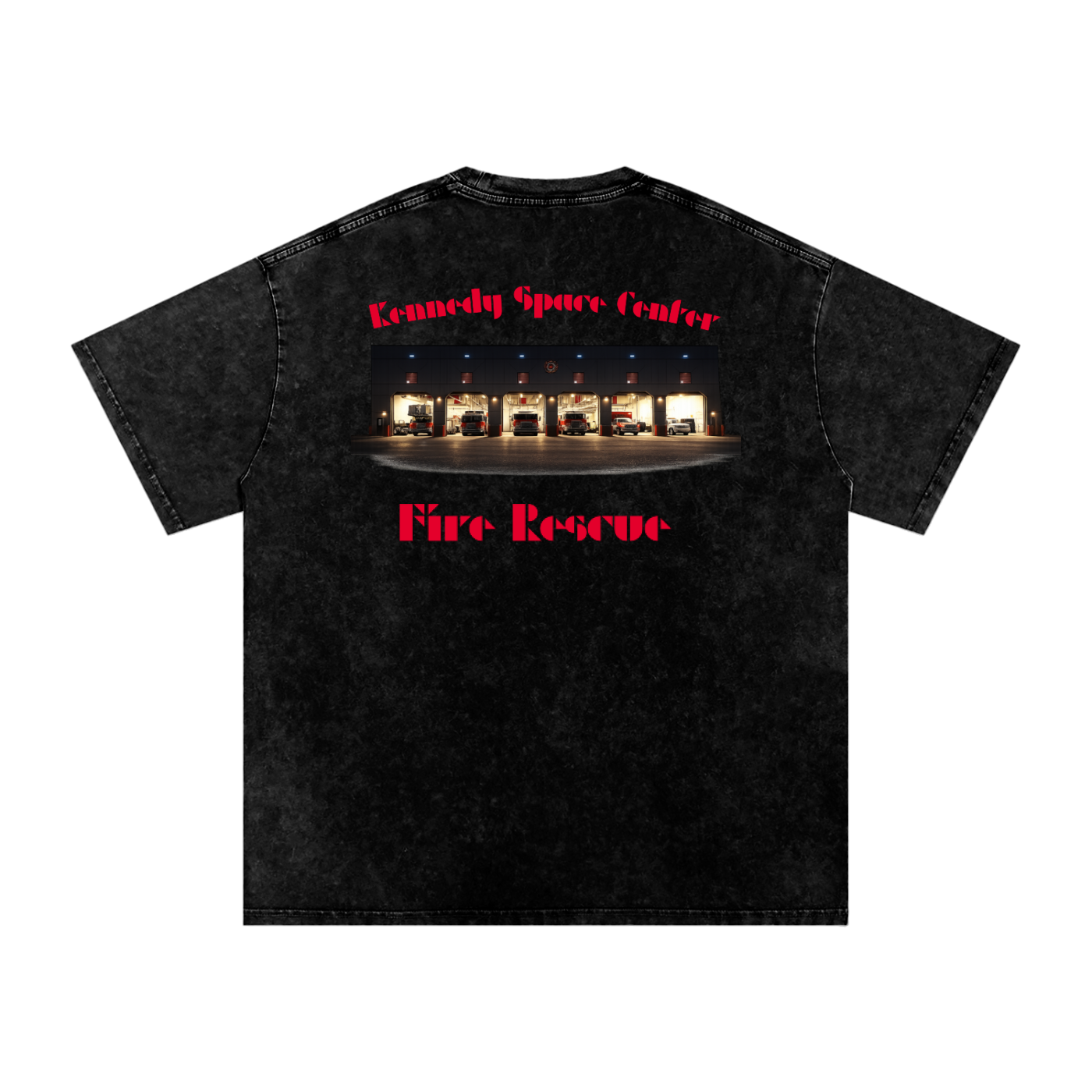 Fire - St. 2 KSCFR - Snow Washed Oversized Cotton T-Shirt