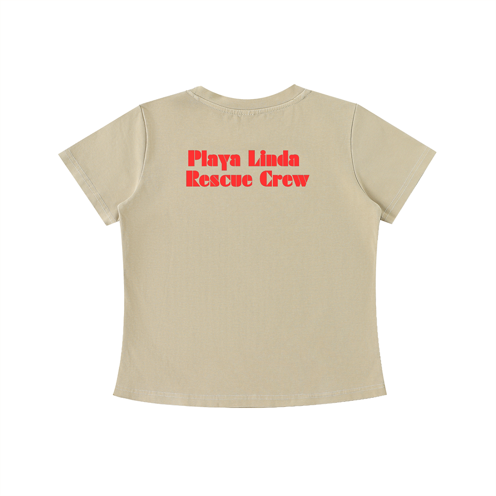 Thumbnail: (W) Fire - ST.2 PLAYA LINDA RESCUE CREW - Vintage Wash Slim Fit T-shirt