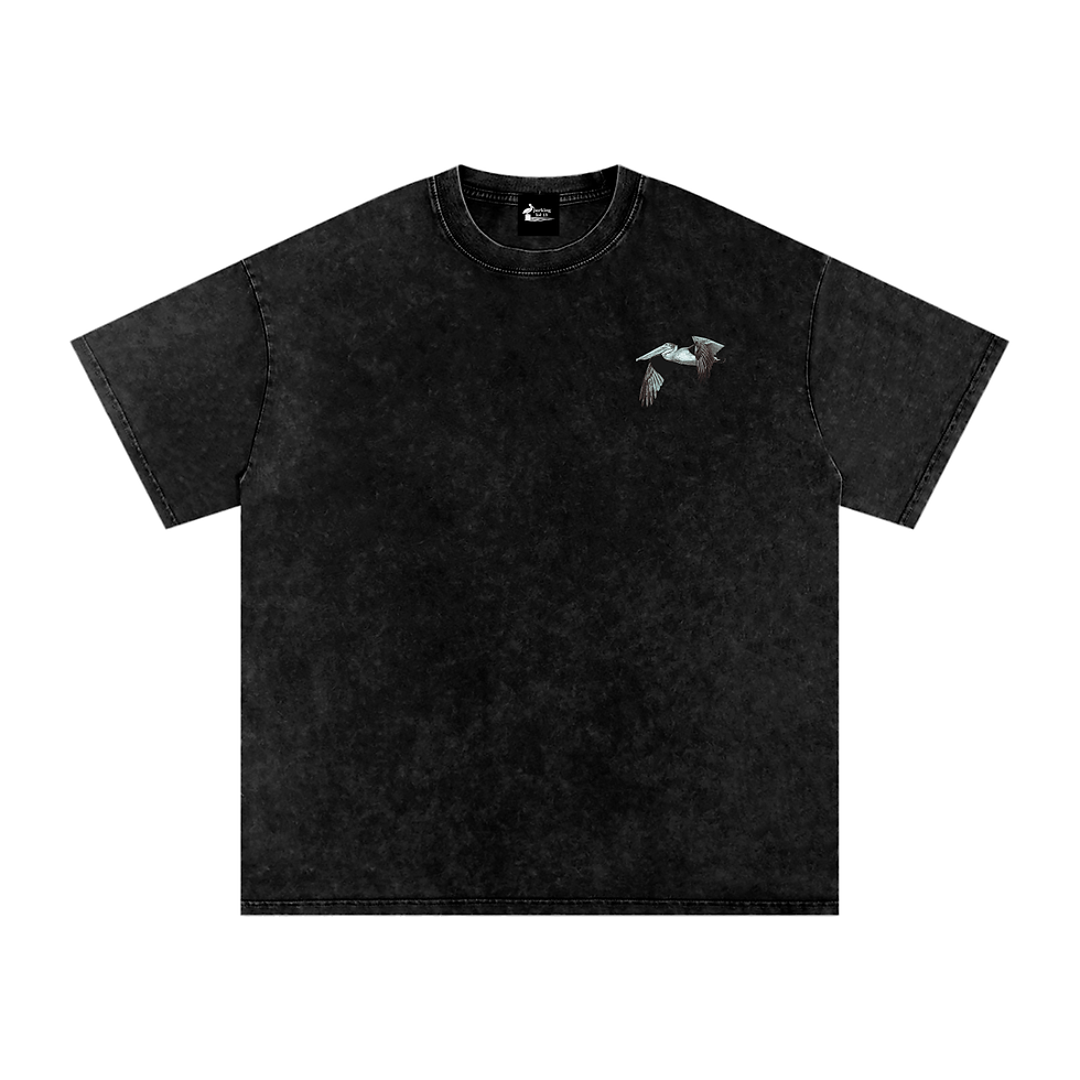 Thumbnail: The Lot - PL13 Parked  - Snow Washed Oversized Cotton T-Shirt
