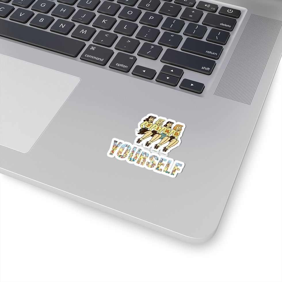 Thumbnail: THE LOT Originals - DECAL FIND YOURSELF — Kiss-Cut Sticker Vintage Decal