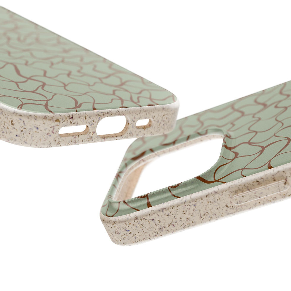 Thumbnail: Eco - Friendly- Messy XX- Choc Mint  Phone Cases - #MessyHairDontCare Collection