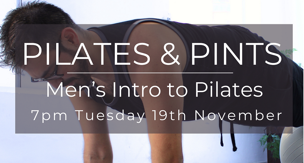Pilates & Pints - Men's Intro to Pilates