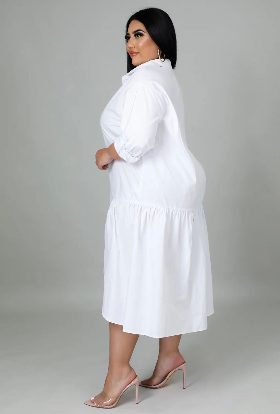 Thumbnail: Confidence Only Shirt Dress 