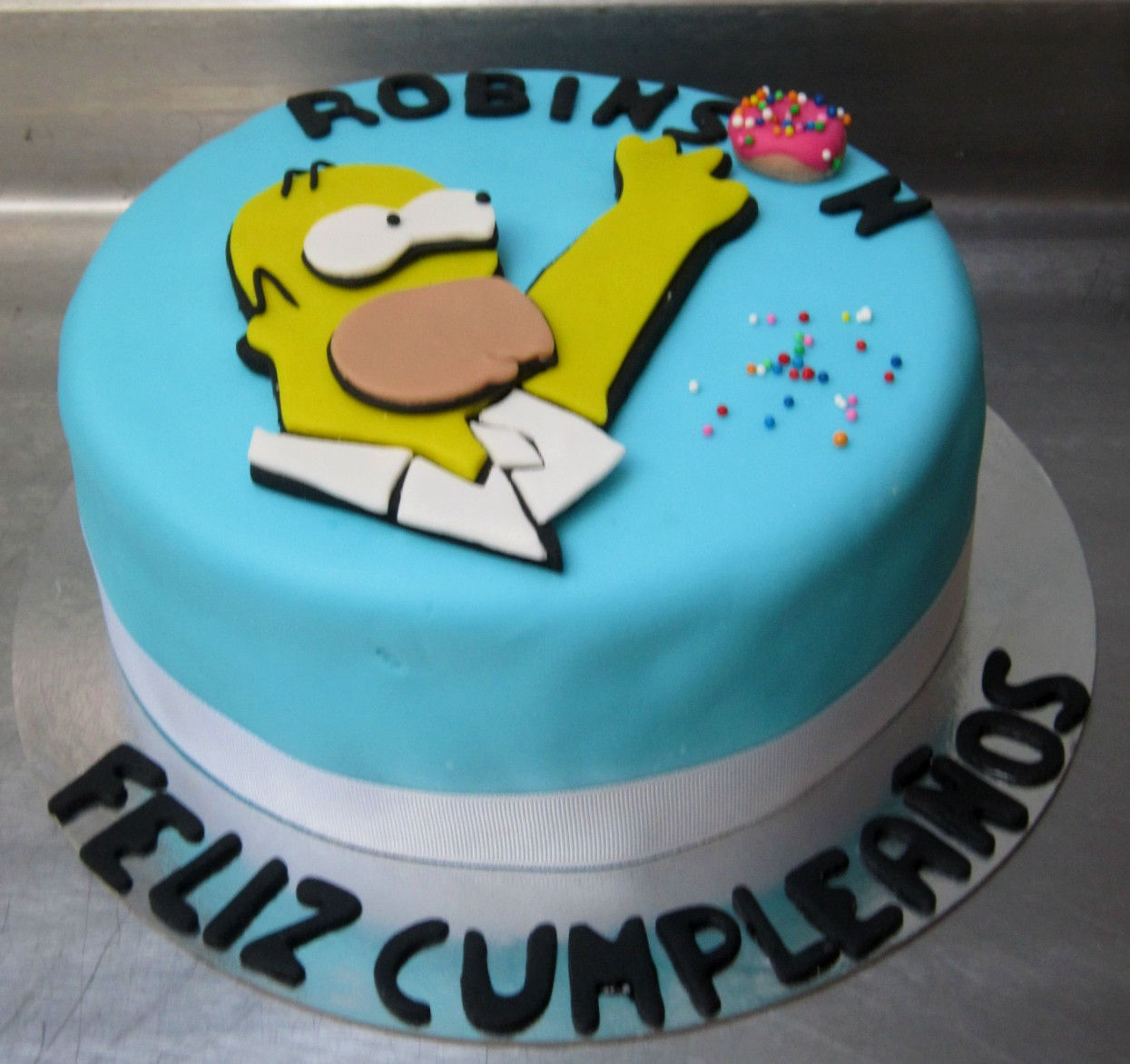 Torta Homero Feliz Cumpleaños