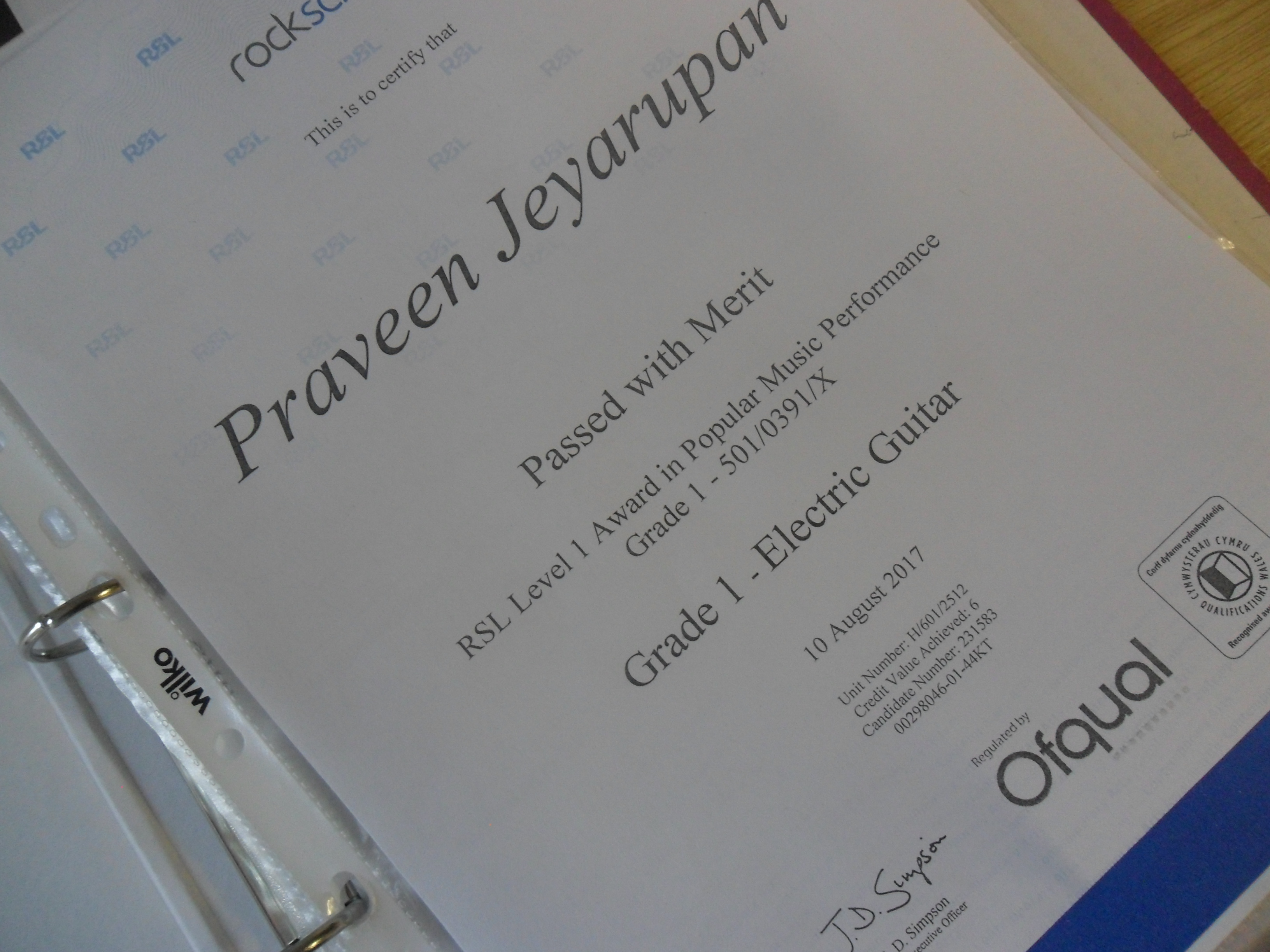 Praveen Cert 2