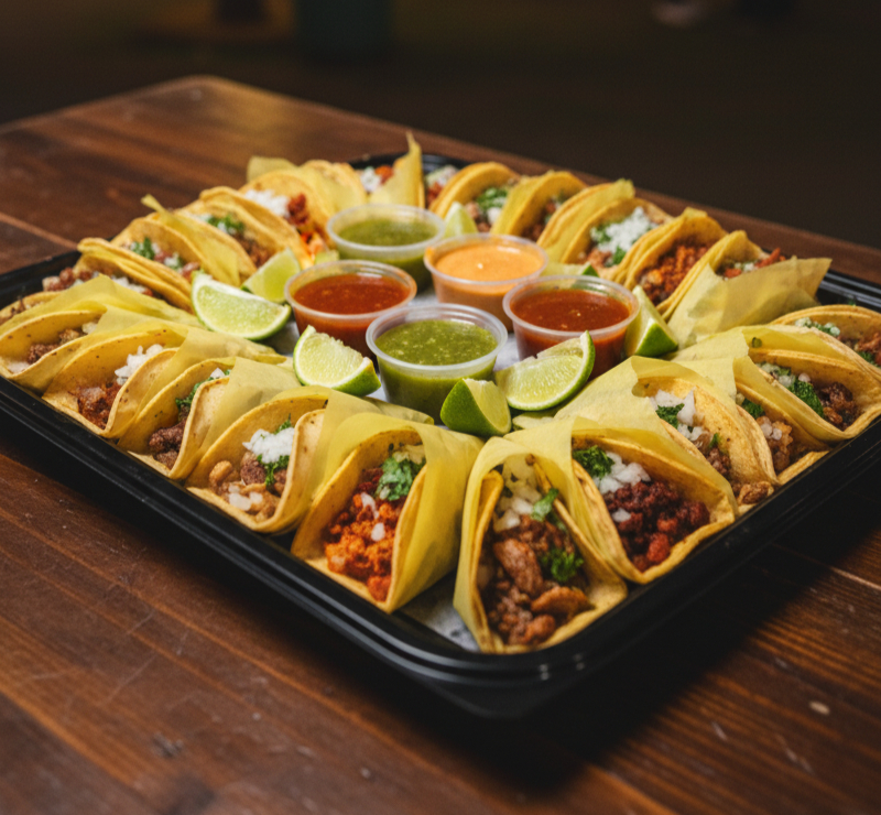 Arranged Food and Objects