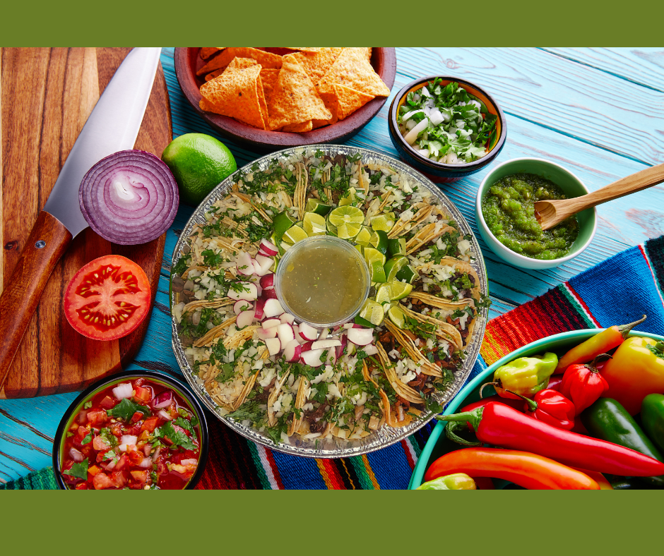 Arranged Food and Objects
