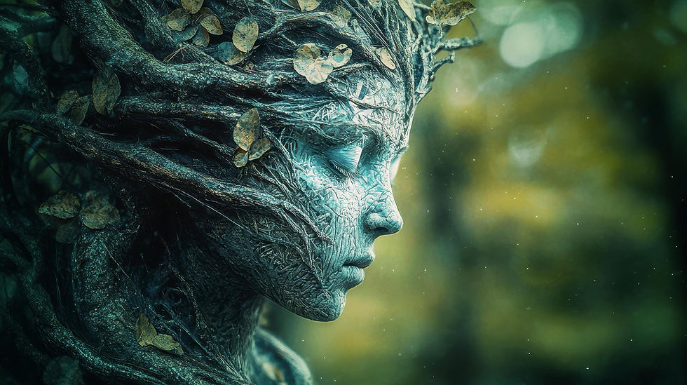 frauenbild in natur