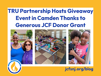 TRU Partnership Hosts Giveaway Event in Camden Thanks to Generous JCF Donor Grant