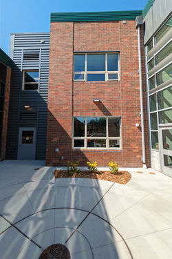 Exterior View of the Courtyard