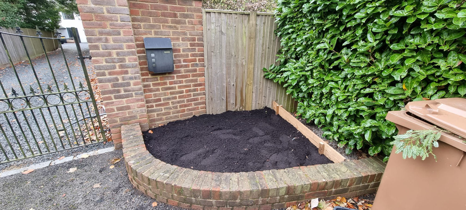 Bedding Design Project | One to One Garden Services | Gardener in Banstead