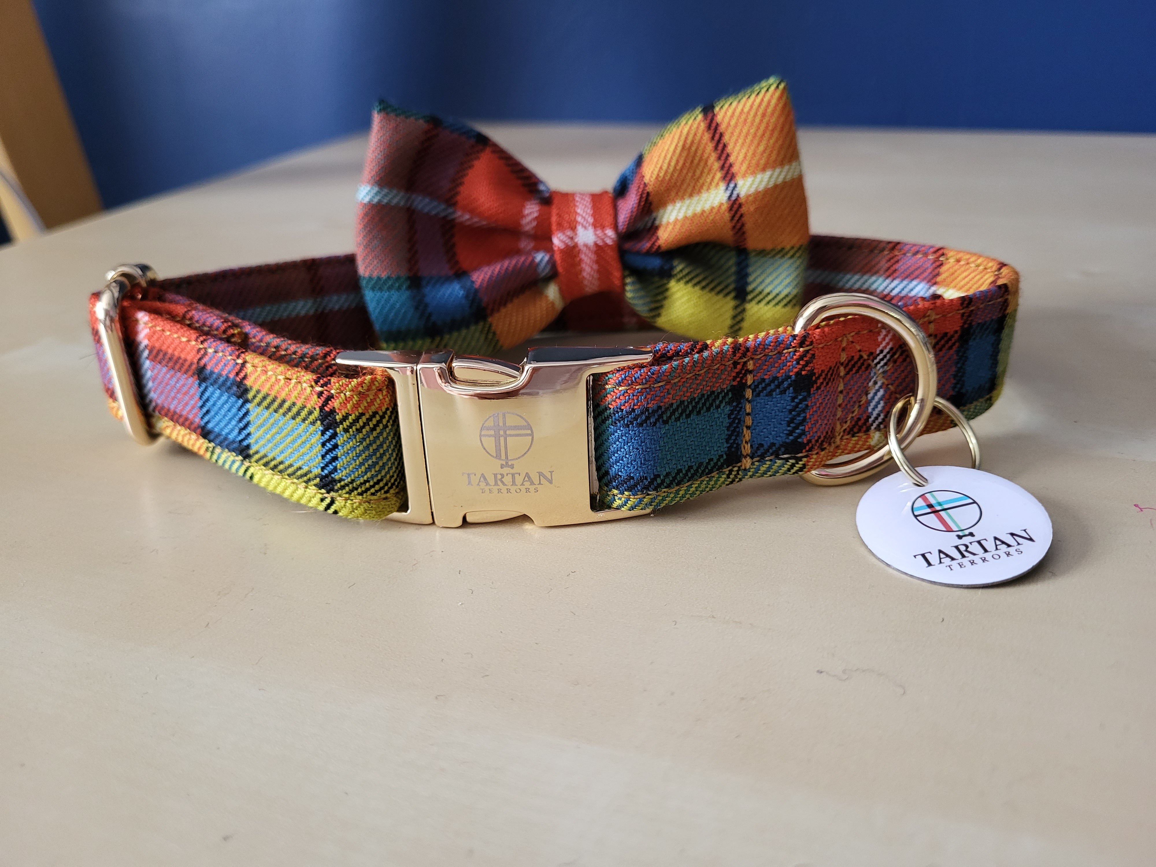 Buchanan tartan collar 
