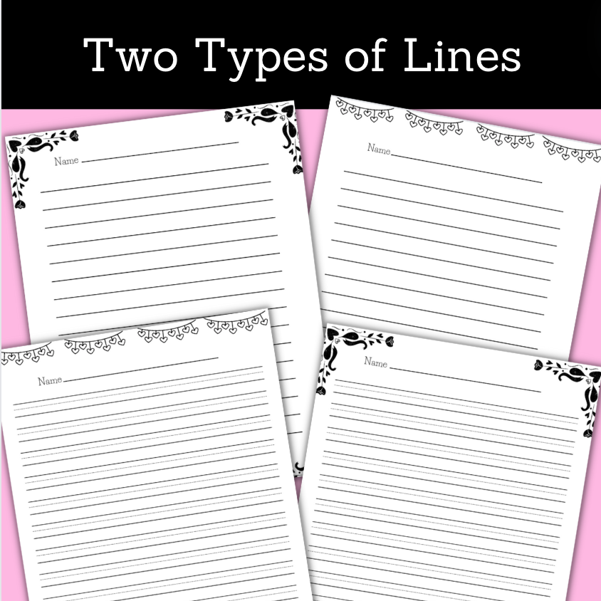 Thumbnail: February & Valentine's Day Coloring Pages, Mazes, Word Search & Lined Paper