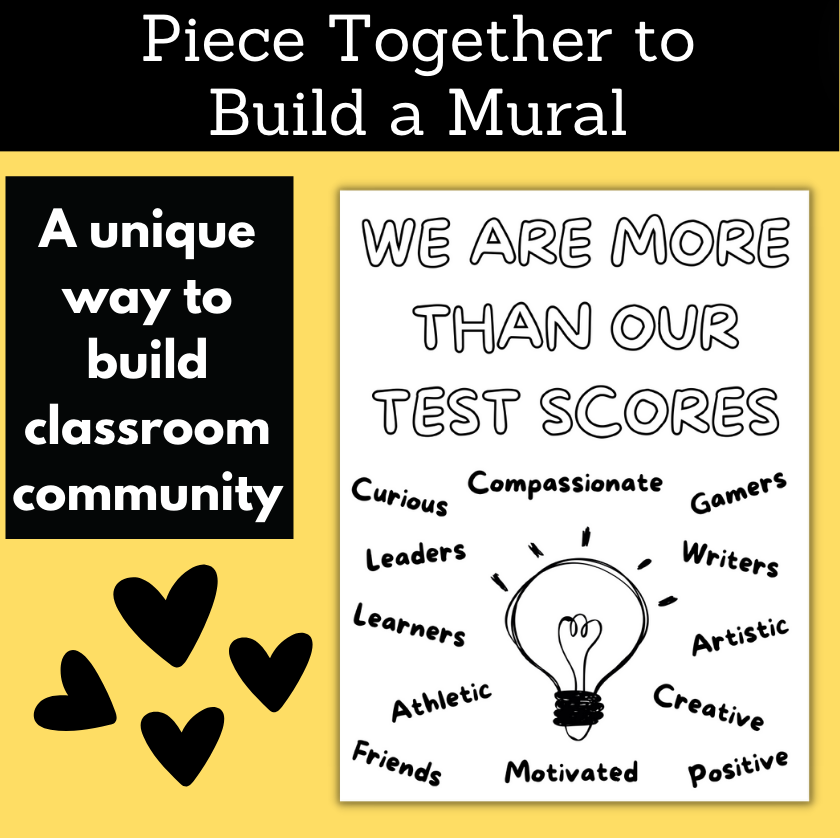 Thumbnail: Standardized Testing Scores Motivational Collaborative Poster Teamwork Display