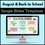 Thumbnail: August Back to School Google Slides Templates Agenda Centers Morning Meetings