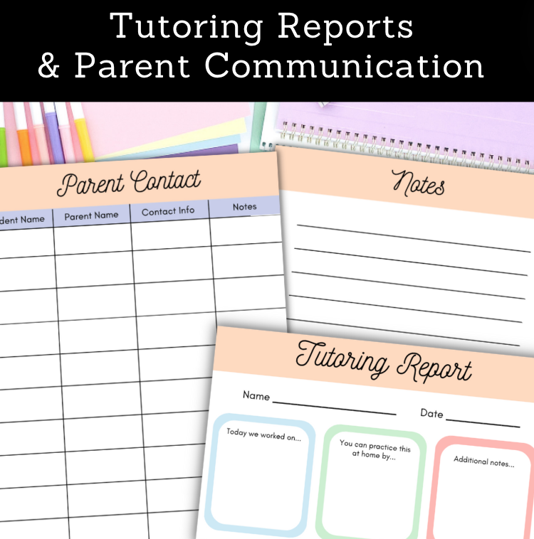 Thumbnail: Summer Tutoring Toolkit - Editable Binder Parent Communication Forms & Schedules