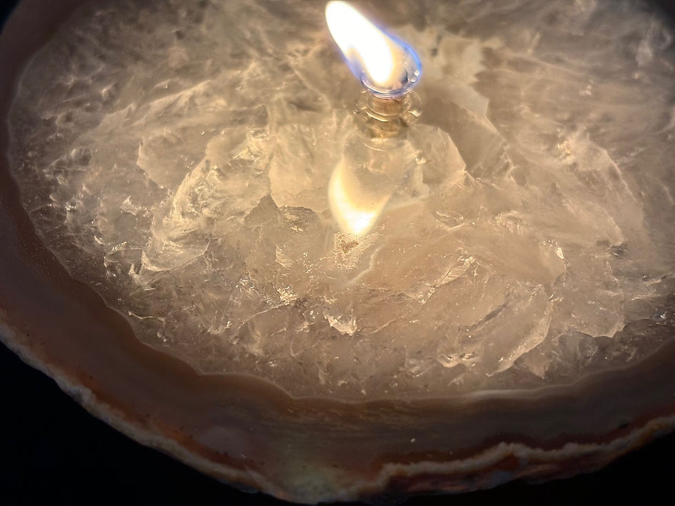 Thumbnail: Single Wick Agate Candle -small