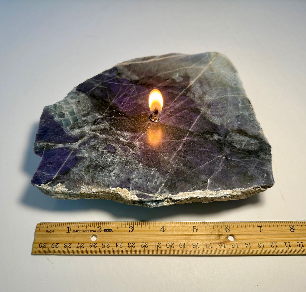 Thumbnail: Mexican Purple Murado Opal Oil Burning Candle