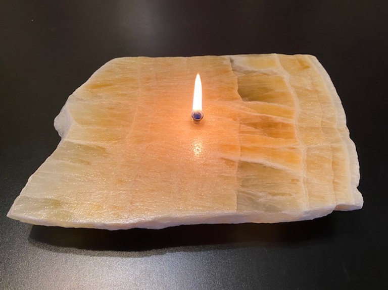 Single Wick Rock Candle medium Light of Mine Rock Candles