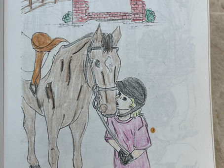 True Story Lindsay Kissing her horse on the muzzle
