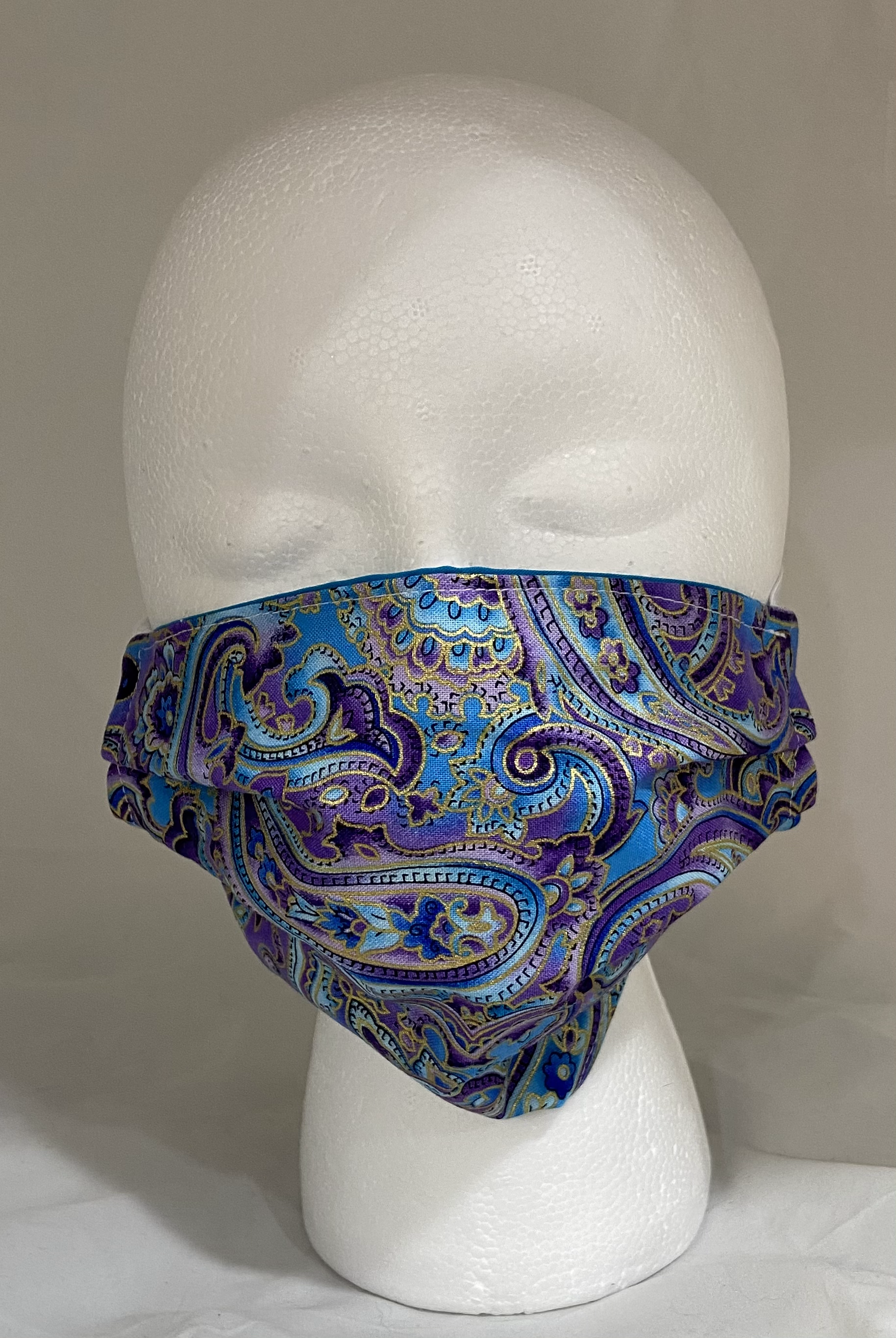 Blue / Purple Paisley #77