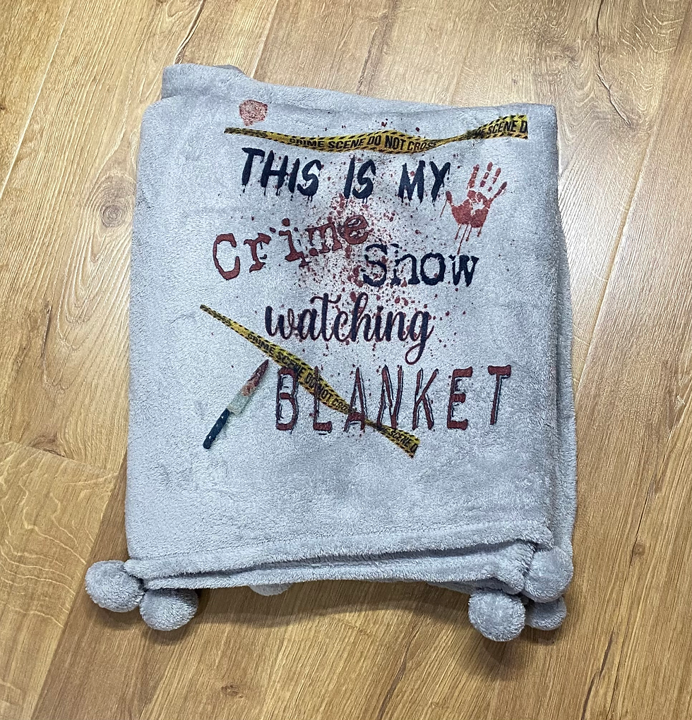 Thumbnail: CRIME SHOW WATCHING BLANKET