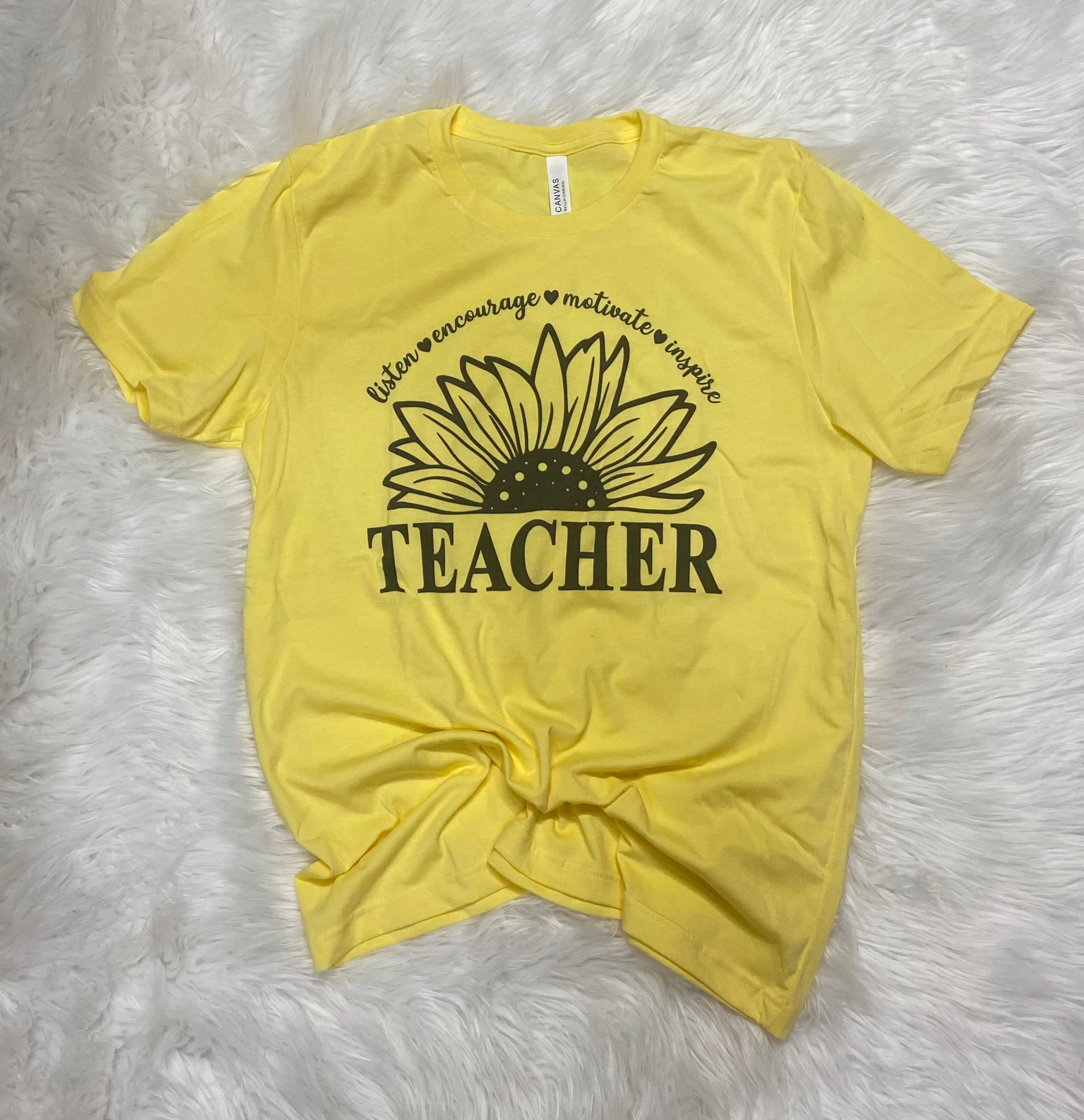 TEACHER- Listen, Encourage, Motivate, Inspire