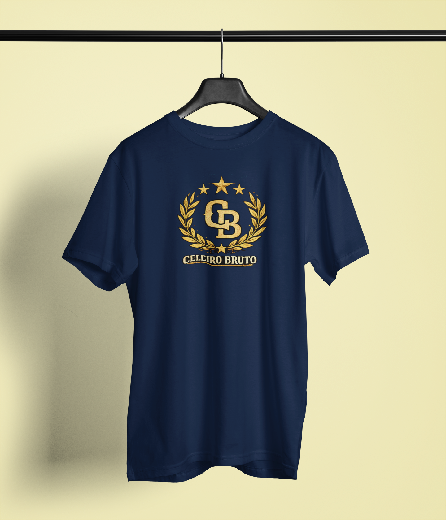 Camiseta Masculina Celeiro Bruto Premium - Azul Marinho