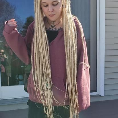 48" Full Head Synthetic Dreadlock Twist Set Install