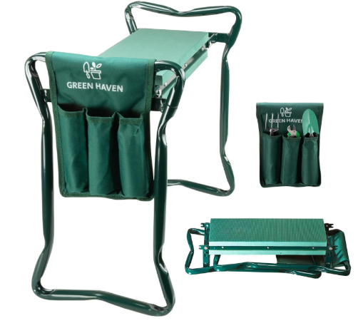 Garden seat with tools
