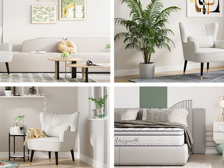 Cosy hygge home setup with soft blankets, warm lighting, candles, cushions and natural decor for a relaxing living space in the UK
