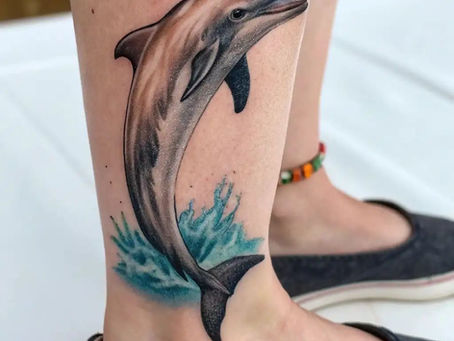 돌고래 타투