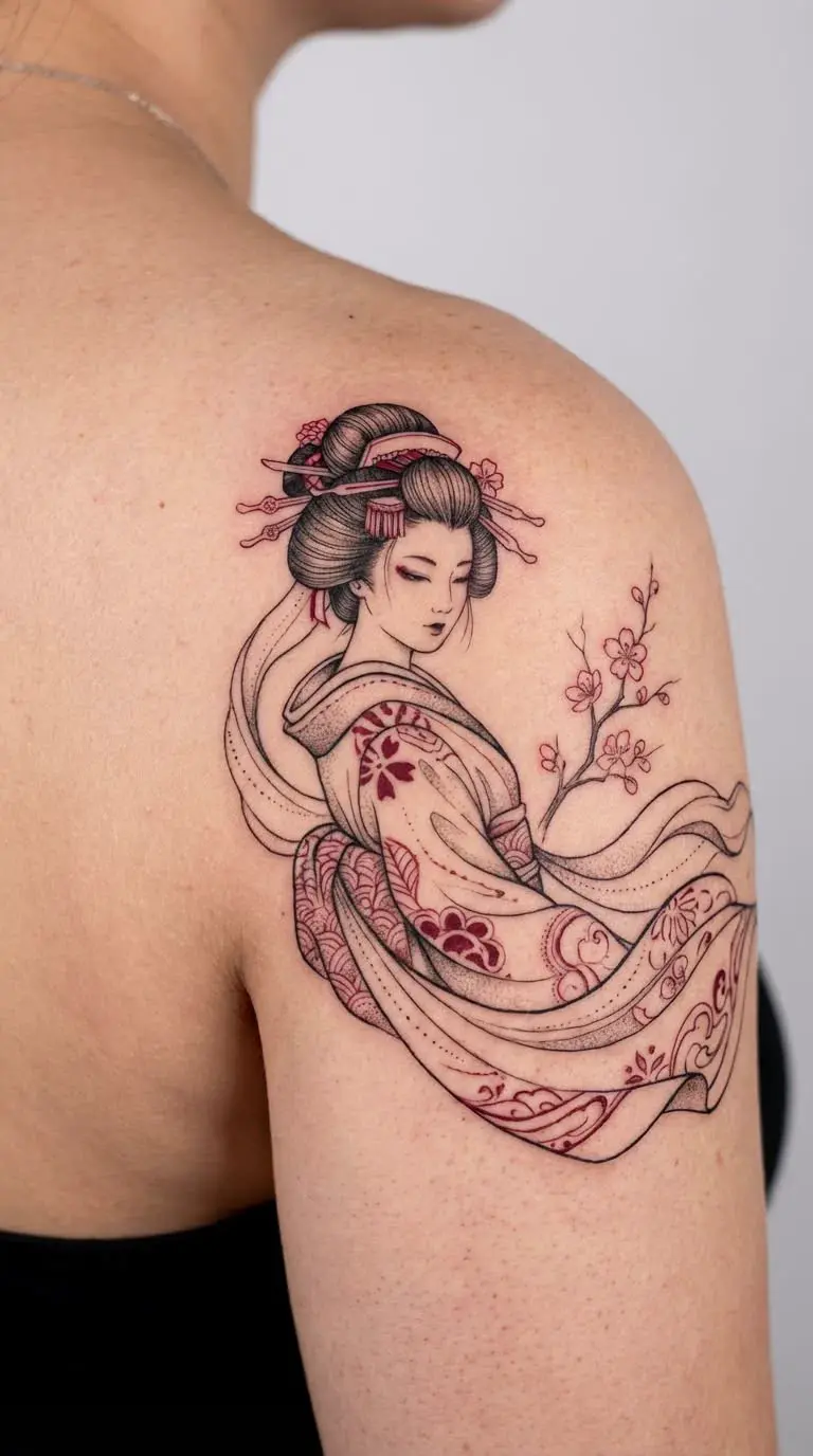 芸者タトゥー
