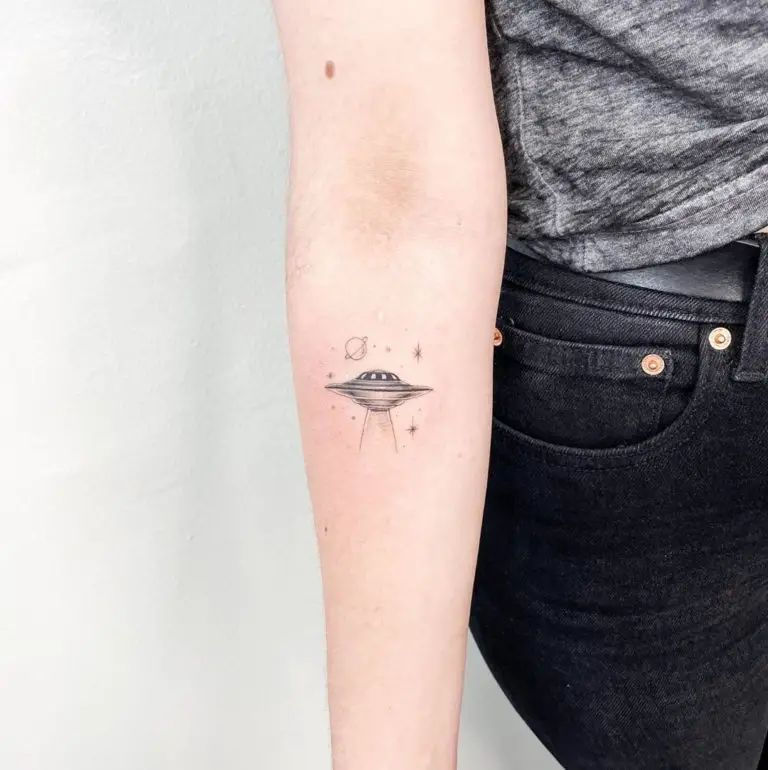 UFO tattoo