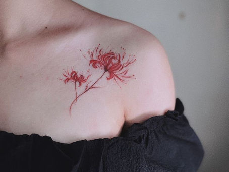 🕯️🌺 心に咲く、彼岸花タトゥーの魅力 🌺🕯️[ソウル弘大タトゥー(韓国)]