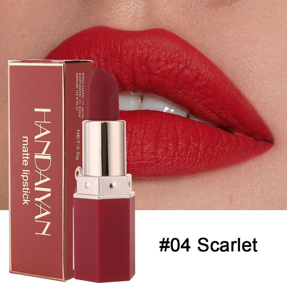 Thumbnail: 6-Color Matte Lipstick with Delicate Texture for Daily Use