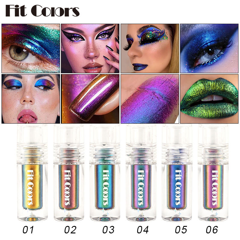 Thumbnail: Aurora Long Lasting Multi Chrome Eyeshadow Pigments