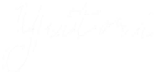 Yutori Teas wordmark logo white