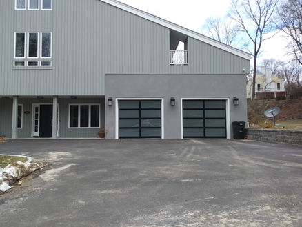 TNDG NC Garage Door Modern Glass Style