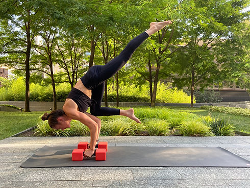Yoga Ranger Warrior Blocks Yoga Move