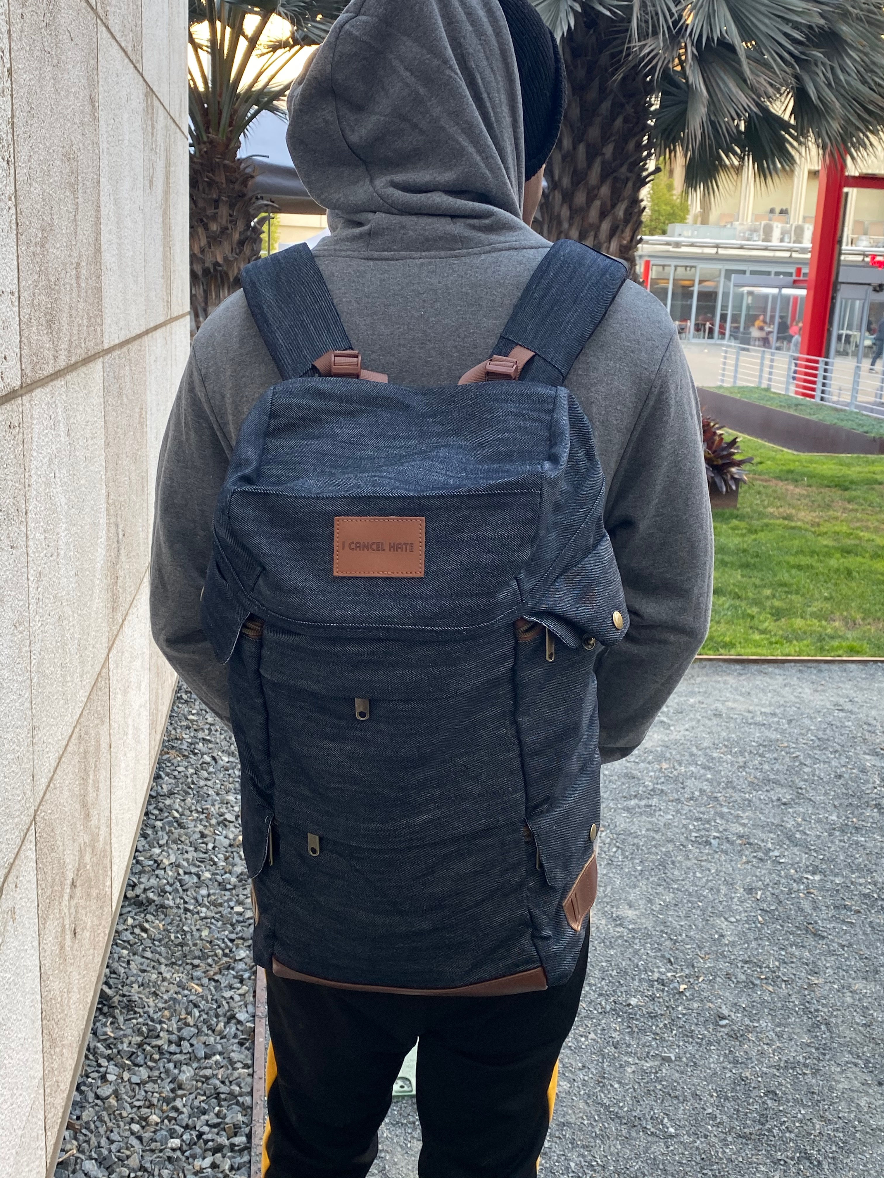 I Cancel Hate Bookbag