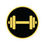 Thumbnail: Training Logo Sticker - Functional Fitness Lifestyle - Gold/Black