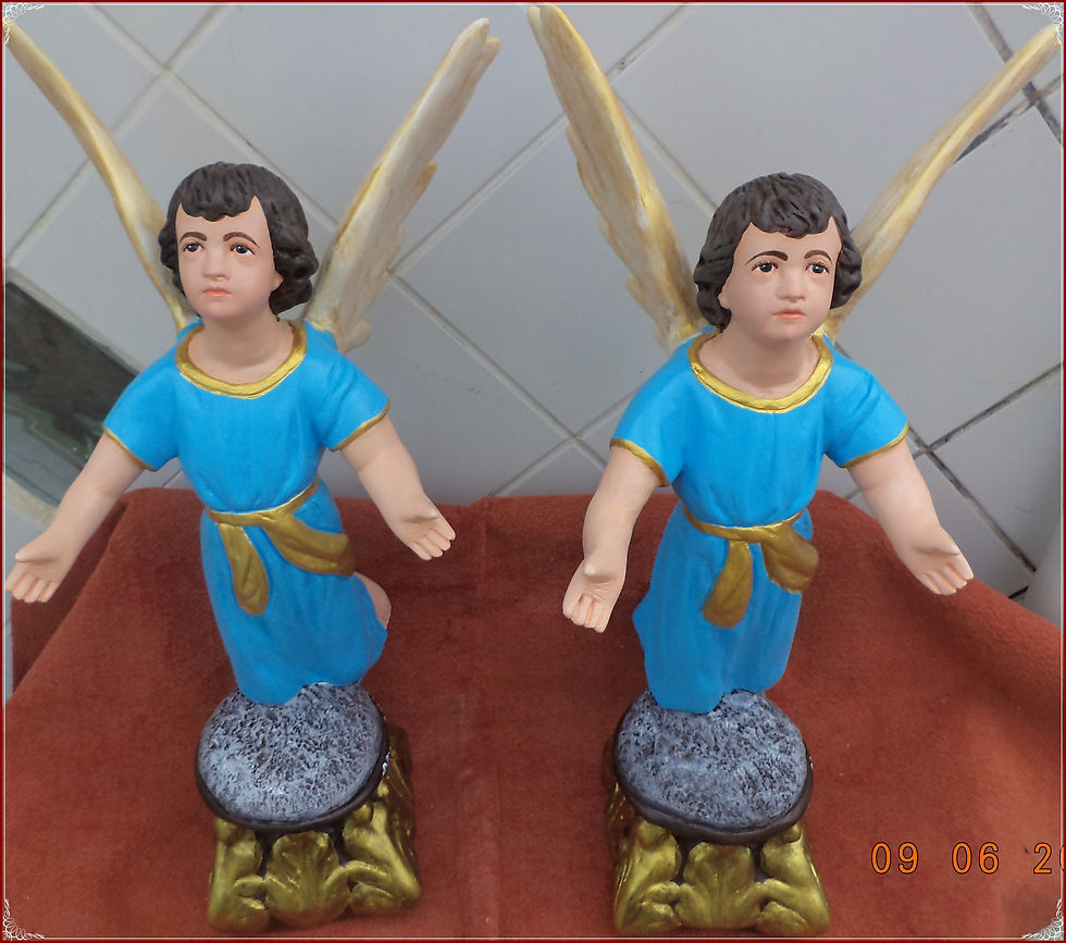 Miniatura: 2 Anjos adoradores para Andor ou Sacrário