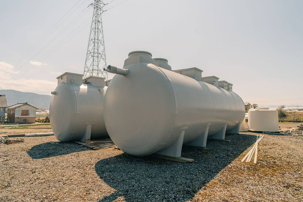 Liggende opslagtanks voor brandstof