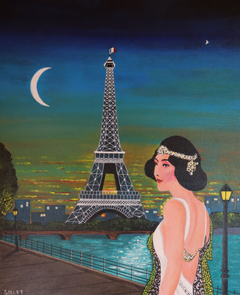 Petit clin d’œil artistique à l'art déco.