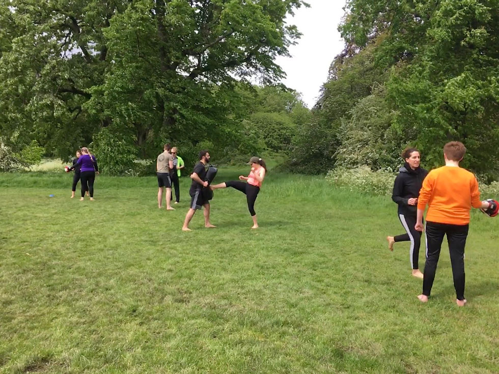 Self protection with GKT women’s football