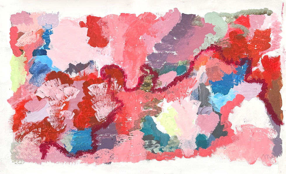 Playground Series: The Climbing, size 30cmX45cm, Acrylics