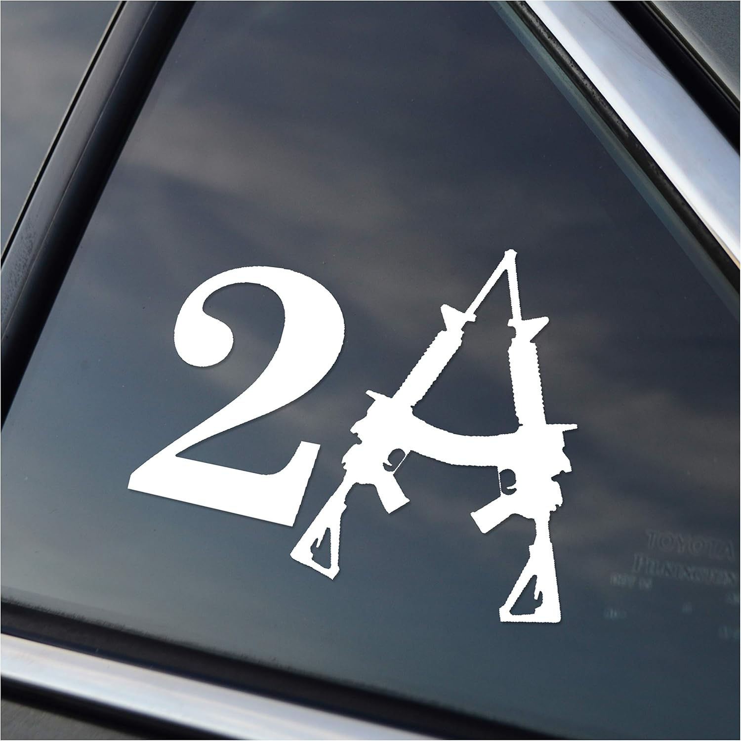 2A Second Amendment Vinyl Car Window Decal Sticker