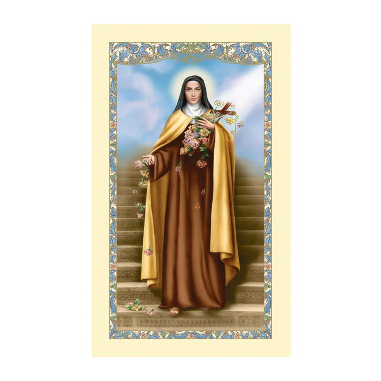 St. Therese Laminated Holy Card