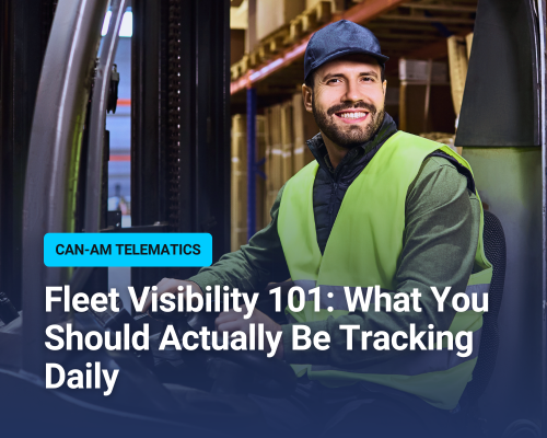 Fleet Visibility 101: What You Should Actually Be Tracking Daily